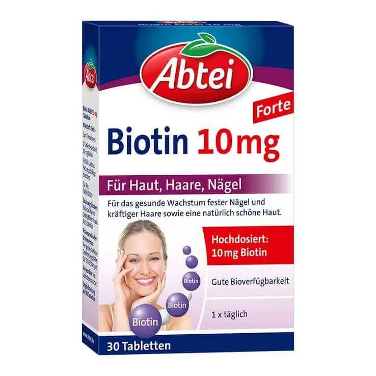 Abtei Biotin 10 mg comprimate, 30 de comprimate — preț și oferte