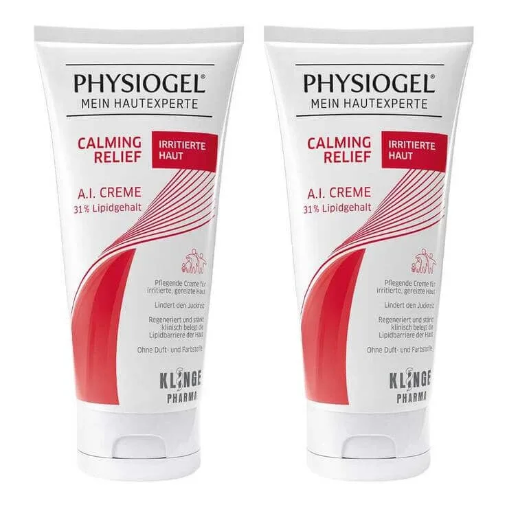 Physiogel Calming Relief A.I. Cremă pentru pielea iritată, 2x100 ml cremă — preț și oferte