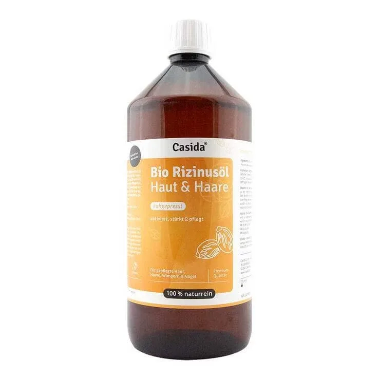 Ulei de ricin presat la rece, organic, 1000 ml ulei — preț și oferte