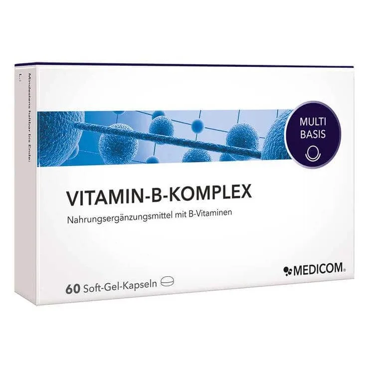 Capsule moi cu complex de vitamine B, 2 x 60 de capsule moi — preț și oferte