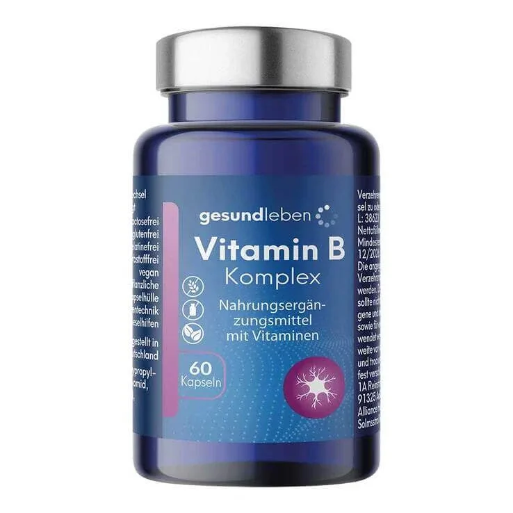 Gesund Leben – Capsule cu complex de vitamine B, 60 de capsule — preț și oferte