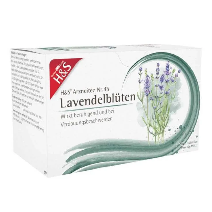 Pungi filtrante cu flori de lavandă H&S, 20 pungi filtrante a câte 1,0 g — preț și oferte