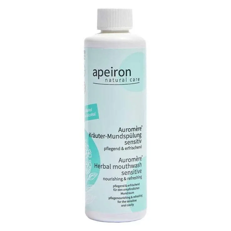 Auromere, apă de gură pe bază de plante pentru dinți sensibili, 250 ml ulei — preț și oferte