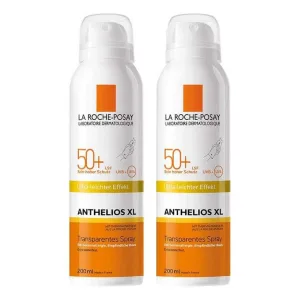 La Roche-Posay Anthelios XL SPF 50+, spray transparent, 2x200 ml spray