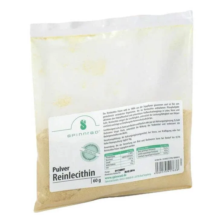 Pudră de lecitină pură, 60 g pudră — preț și oferte