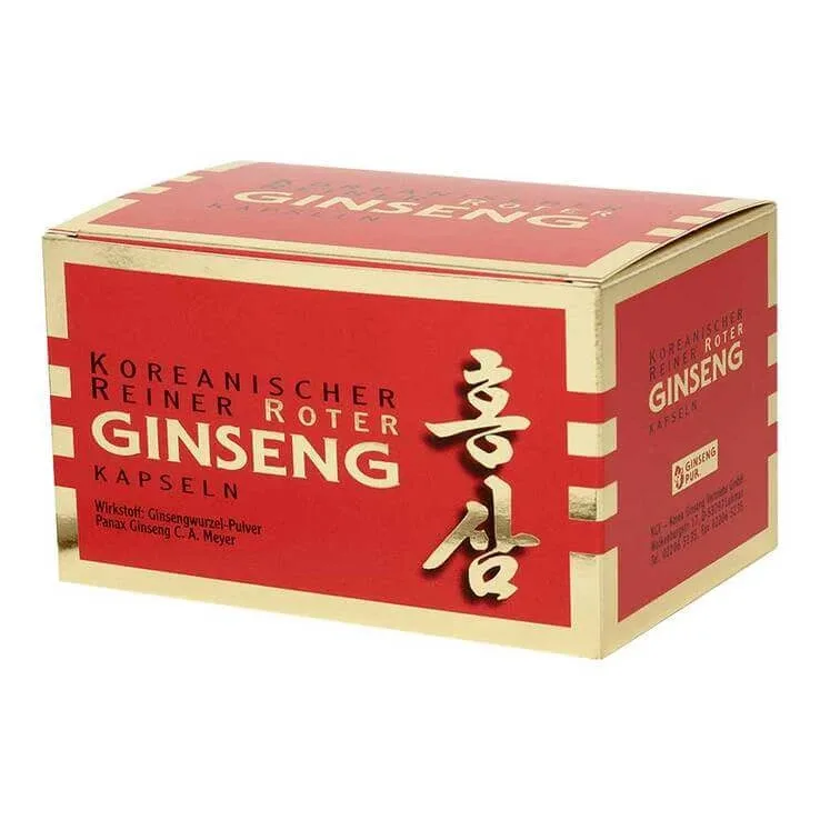 Capsule de ginseng roșu 300 mg, 200 de capsule — preț și oferte