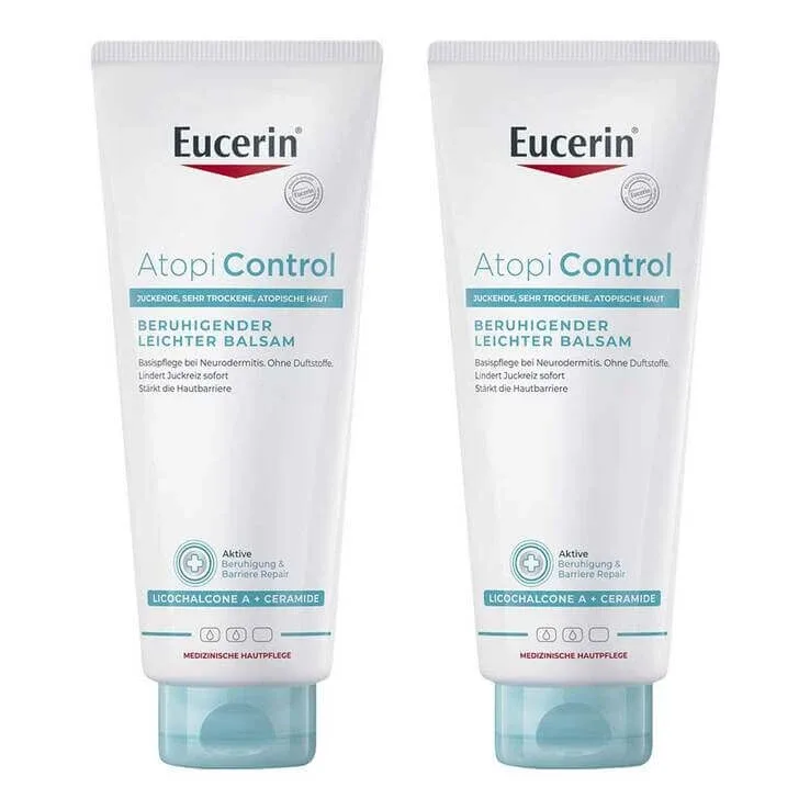Eucerin Atopicontrol Balsam – Dermatită atopică, 2 x 400 ml balsam — preț și oferte