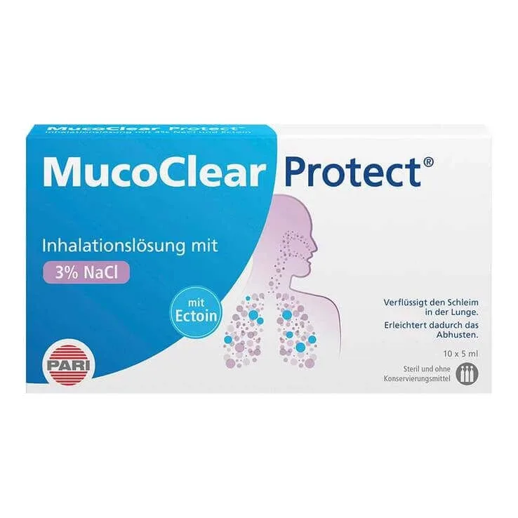 Mucoclear Protect, soluție pentru inhalare, 2 x 60 x 5 ml soluție pentru inhalare — preț și oferte