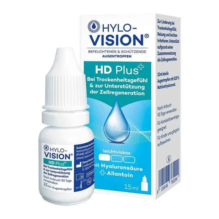 Picături oftalmice Hylo-Vision HD Plus, 2 x 2 x 15 ml gel oftalmic — preț și oferte