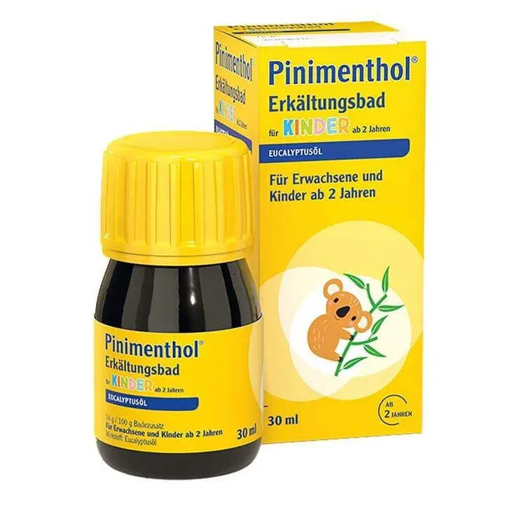 Pinimenthol® – Baie pentru răceală destinată copiilor cu vârsta de peste 2 ani, 30 ml pentru baie — preț și oferte