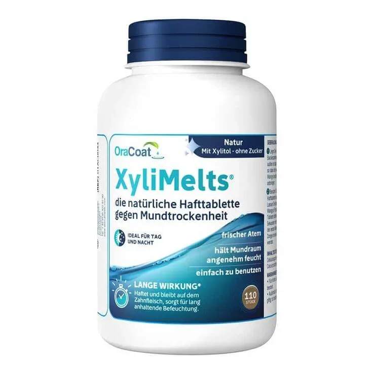 Pastile adezive Xylimelts fără mentă Oracoat, 110 pastile — preț și oferte