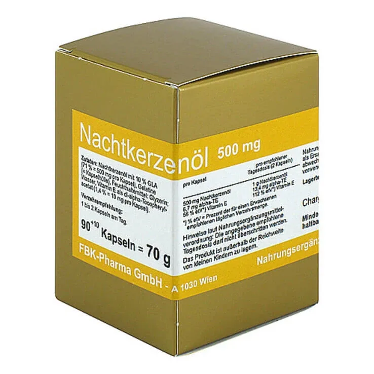 FBK Ulei de primula de seară, capsule de 500 mg, 90 de capsule — preț și oferte