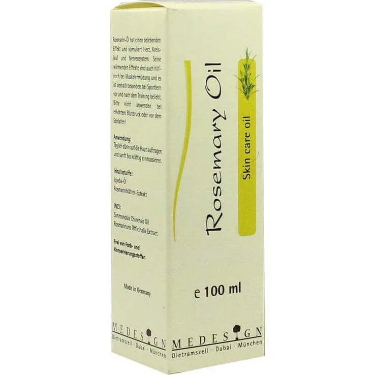 Ulei pentru piele cu rozmarin, pe bază de ulei de jojoba, 100 ml ulei — preț și oferte