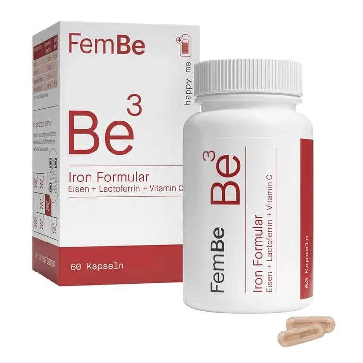 Fembe Be3 Iron Formular, 60 de capsule — preț și oferte