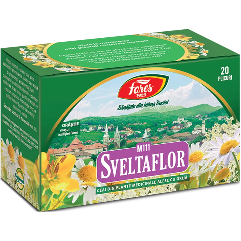 Sveltaflor, M111, ceai la plic, Fares | 20 plicuri — preț și oferte