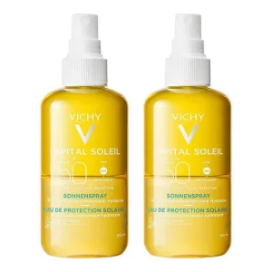 Vichy Capital Soleil Spray de protecție solară + hialuronic SPF 50, 2x200 ml spray