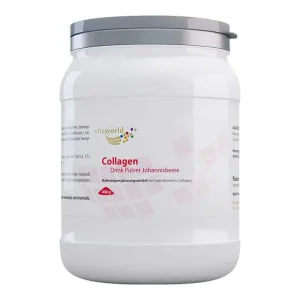Băutură cu colagen sub formă de pulbere cu coacăze, 400 g pulbere