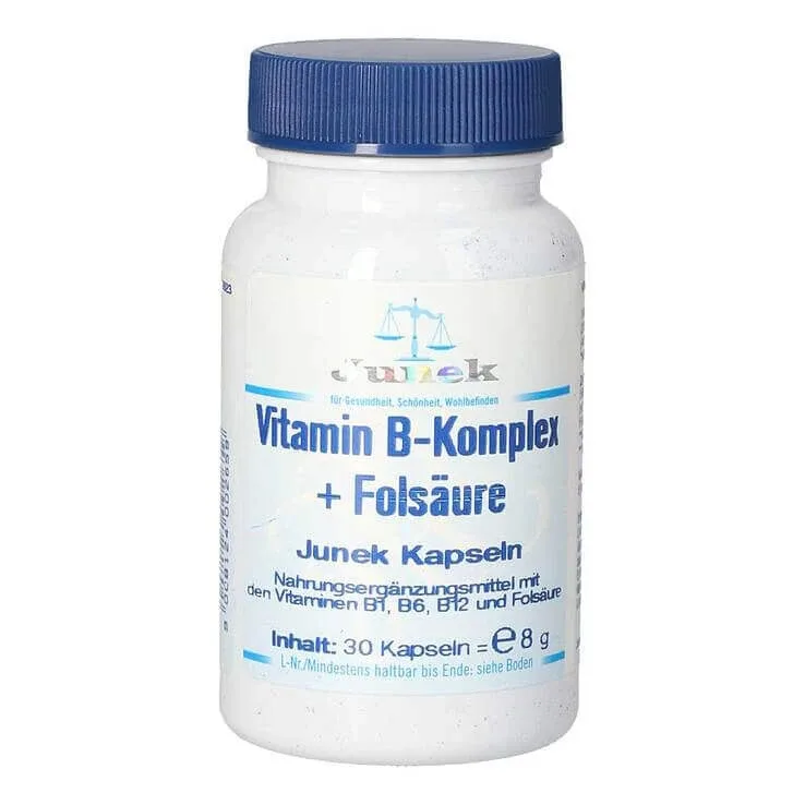 Complex de vitamine B + acid folic, capsule Junek, 90 de capsule — preț și oferte