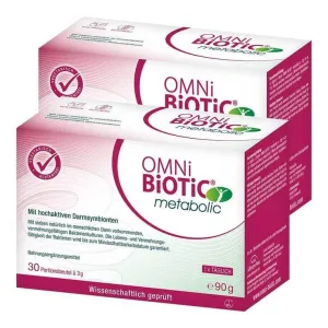 Pungă Omni Biotic metabolic, 2 x 90 g pulbere