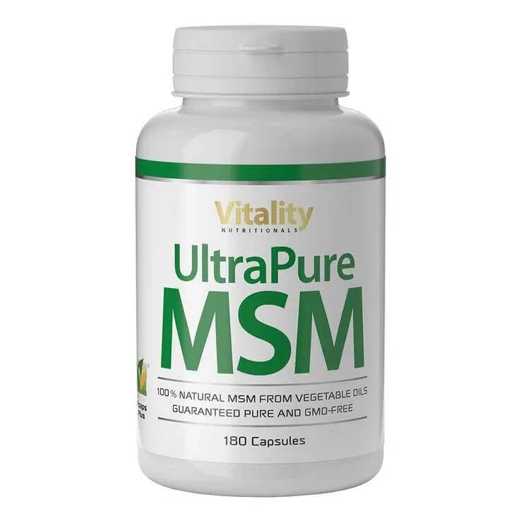 Capsule vegane cu MSM ultrapur 2000 mg, 180 de capsule — preț și oferte