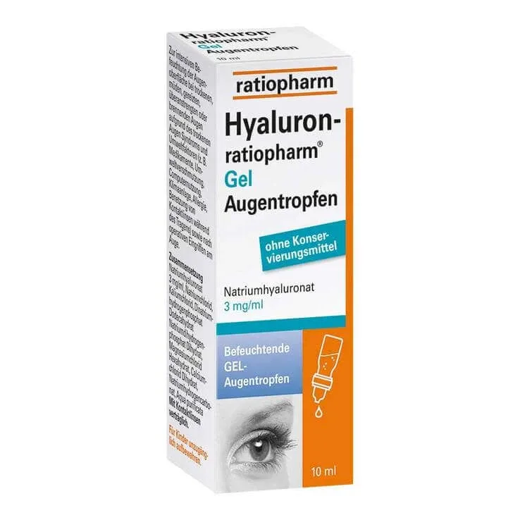 Hyaluron-Ratiopharm Gel – picături oftalmice, 10 ml picături oftalmice — preț și oferte