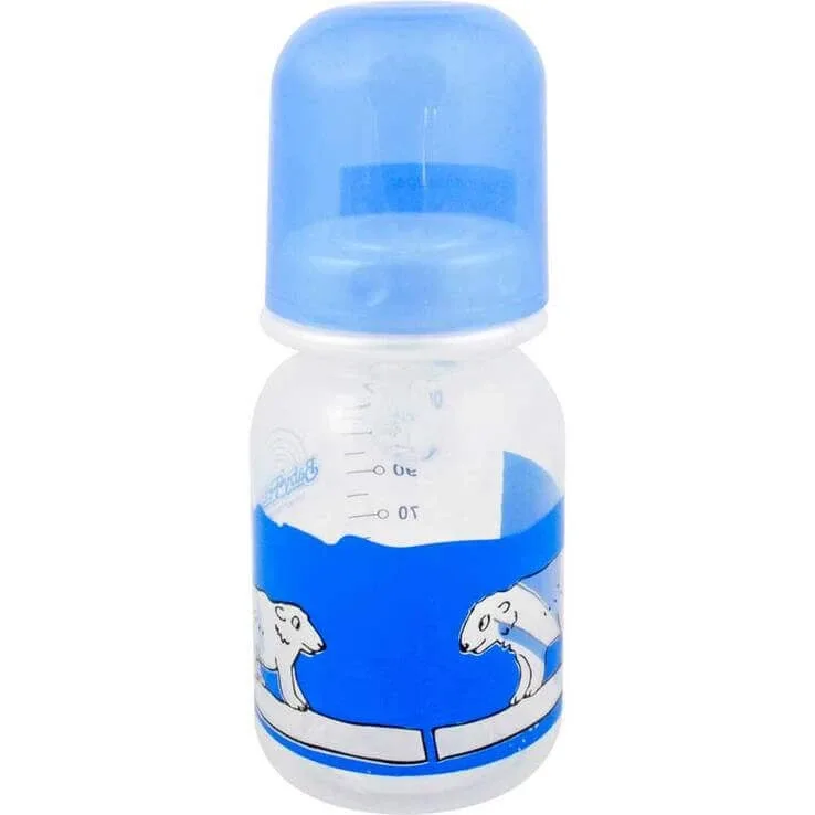 Sticlă de lapte 125 ml, polipropilenă, modele asortate, 1 buc. n.v. — preț și oferte