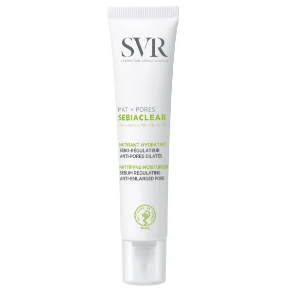 SVR SEBIACLEAR MAT+ PORES CREMA MATIFIANTA 40ML — preț și oferte