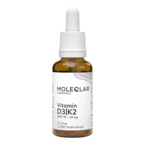 Moleqlar Vitamina D3 / K2 1000 UI + 20 µg picături, 20 ml picături