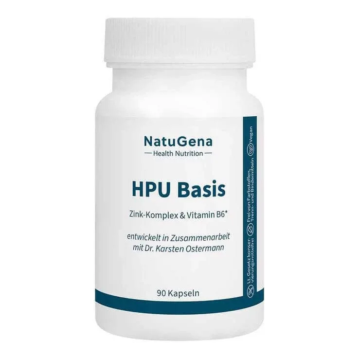 HPU Basis Complex de zinc + vitamina B6 + mangan, capsule vegane, 90 de capsule — preț și oferte