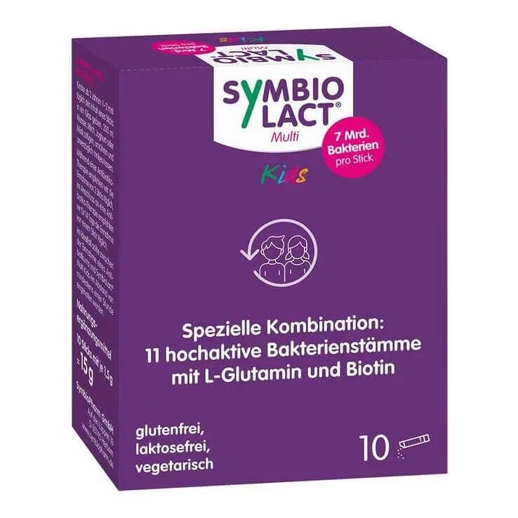 Symbiolact Multi Kids, pliculețe cu pulbere, 10 x 1,5 g pulbere — preț și oferte