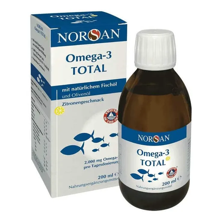 Norsan Omega-3 Total lichid, 2 x 200 ml lichid — preț și oferte