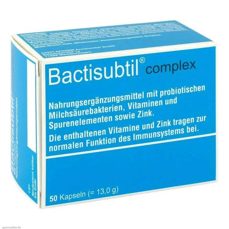 Capsule Bactisubtil Complex, 50 de capsule — preț și oferte