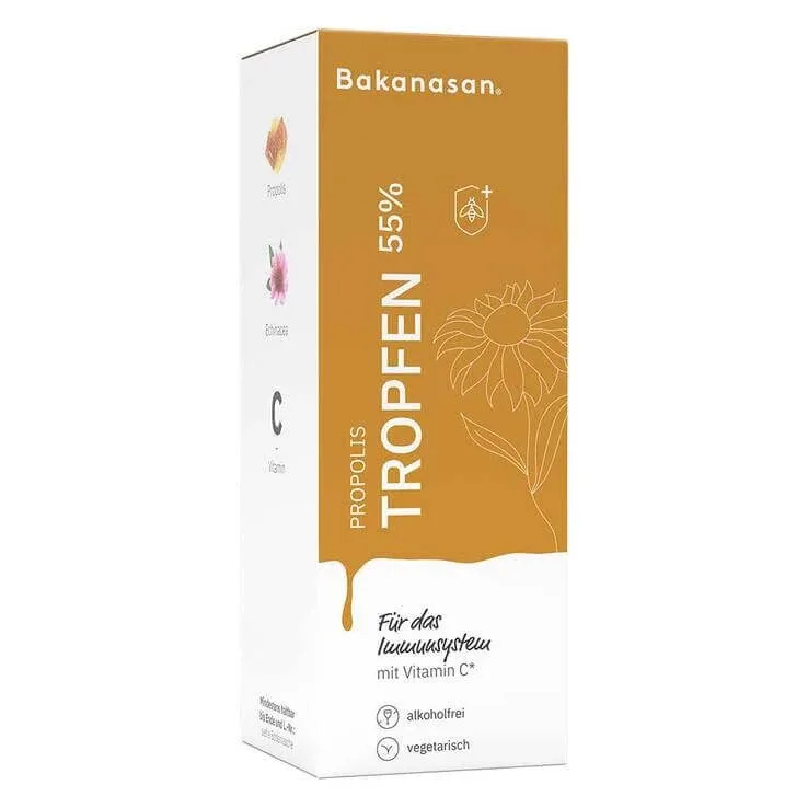 Bakanasan Propolis picături 55%, 30 ml picături — preț și oferte