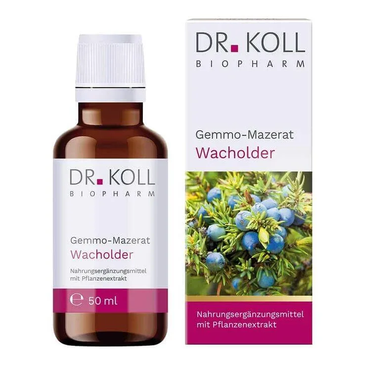Macerat gemmofit de ienupăr Dr. Koll (Juniperus communis), picături, 50 ml picături — preț și oferte