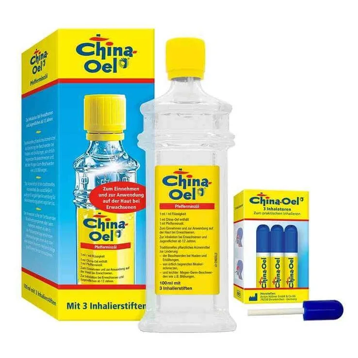 Ulei din China cu 3 inhalatoare, 100 ml ulei esențial — preț și oferte