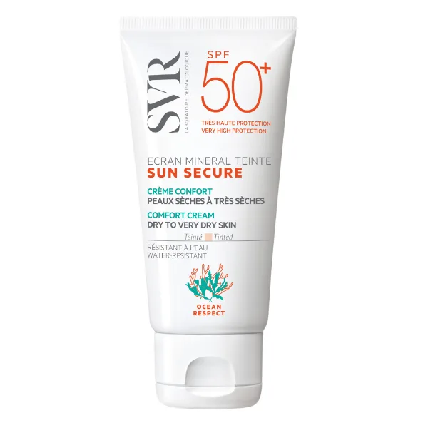 SVR SUN SECURE ECRAN MINERAL TEINTE SPF50+ PIELE USCATA 60G — preț și oferte