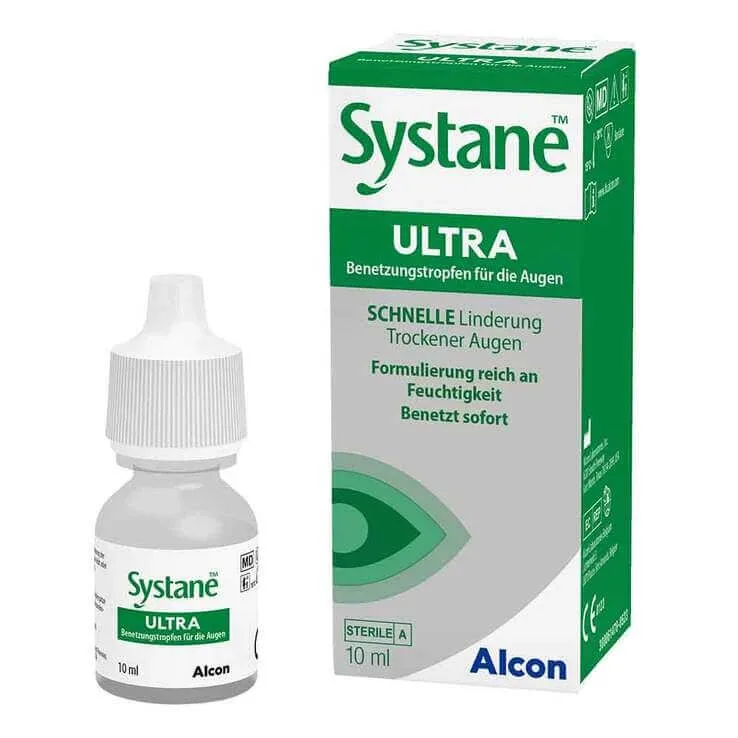 Systane Ultra, picături umectante, 10 ml picături oftalmice — preț și oferte