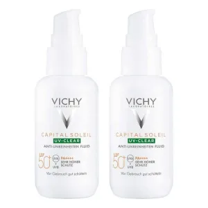 Vichy Capital Soleil UV-Clear SPF 50+, 2 x 40 ml lichid