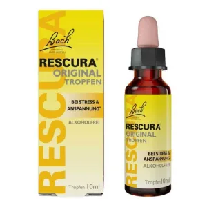 Picături Rescura cu flori de Bach, fără alcool, 20 ml picături