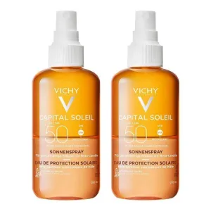 Vichy Capital Soleil Spray de protecție solară pentru tenul bronzat SPF 50, 2x200 ml spray