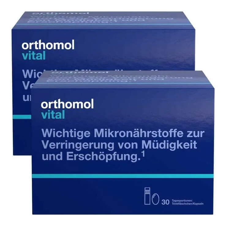 Orthomol Vital – pachet combinat cu flacoane și capsule, 2x30 bucăți — preț și oferte
