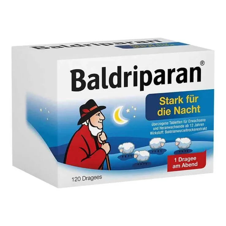 Baldriparan Stark, comprimate filmate pentru administrare nocturnă, 120 de comprimate filmate — preț și oferte