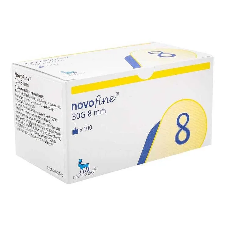 Novofine 8 canule 0,30x8 mm Cpc, 100 buc. canule — preț și oferte
