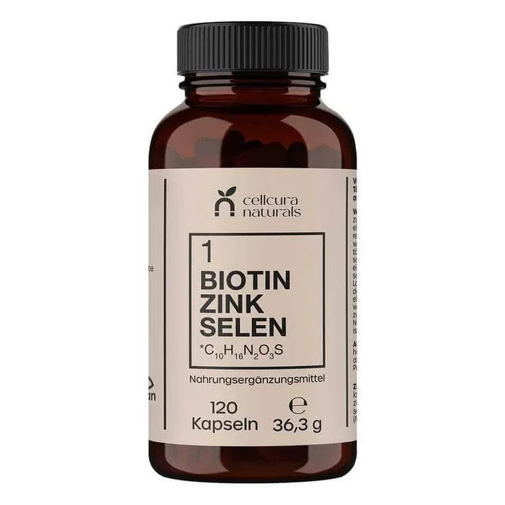 Capsule cu biotină, zinc și seleniu, 120 de capsule — preț și oferte