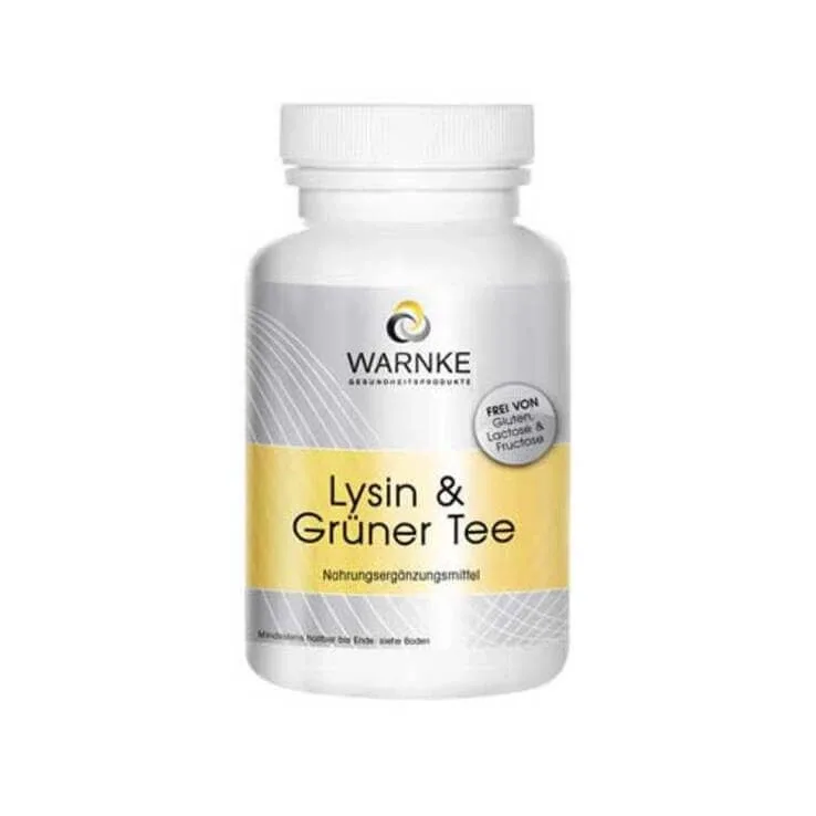 Capsule cu lizină și ceai verde, 250 de capsule — preț și oferte