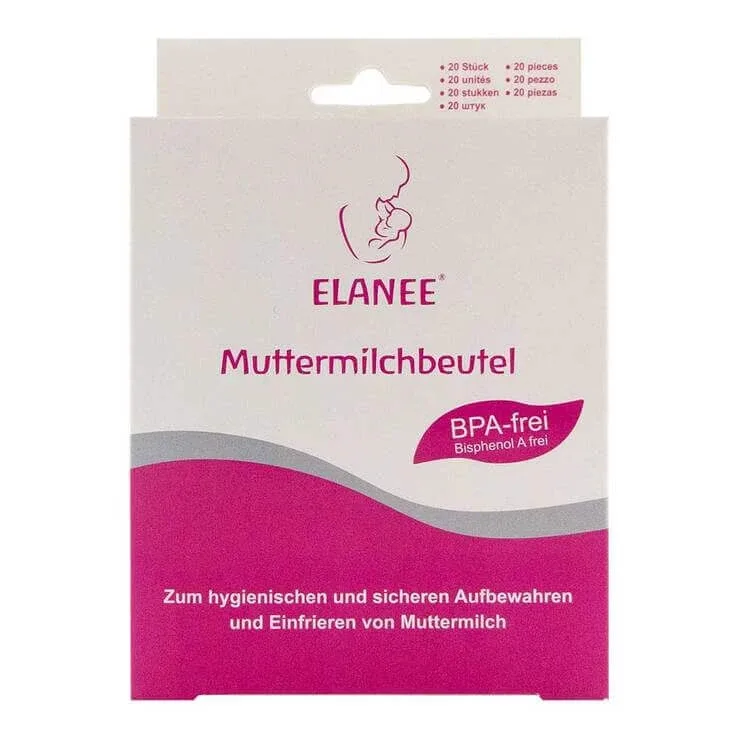 Pungi pentru lapte matern Elanee 180 ml, 20 buc., fără dată de expirare — preț și oferte