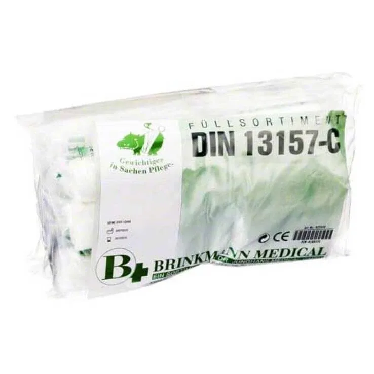 Conținutul trusei de prim ajutor conform DIN 13157-C, din material plastic, 1 buc. n.v. — preț și oferte