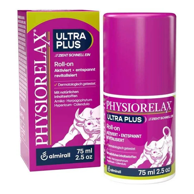 Loțiune Physiorelax Ultra Plus cu aplicator roll-on, 75 ml loțiune — preț și oferte