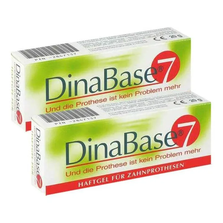 Dinabase 7 – material de fixare pentru proteze dentare, 2x1 buc. n.v. — preț și oferte