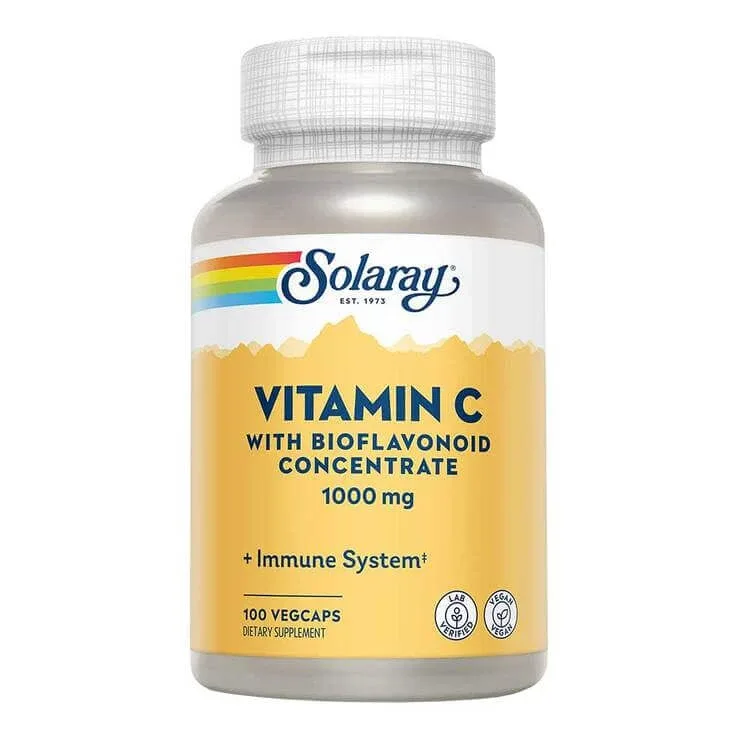 Vitamina C 1000 mg + măceșe + acerola și bioflavonide. Capsule, 100 de capsule — preț și oferte